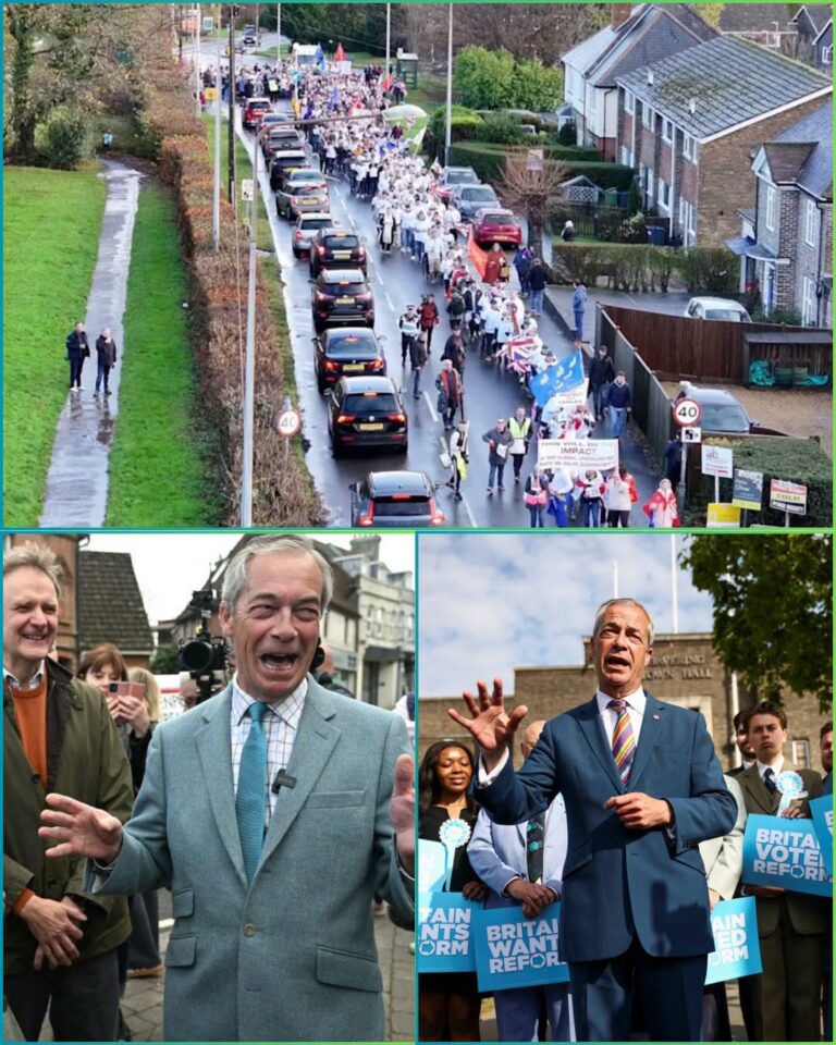 Nigel Farage declares illegal migrants in army bases would be BANNED from towns under Reform government.