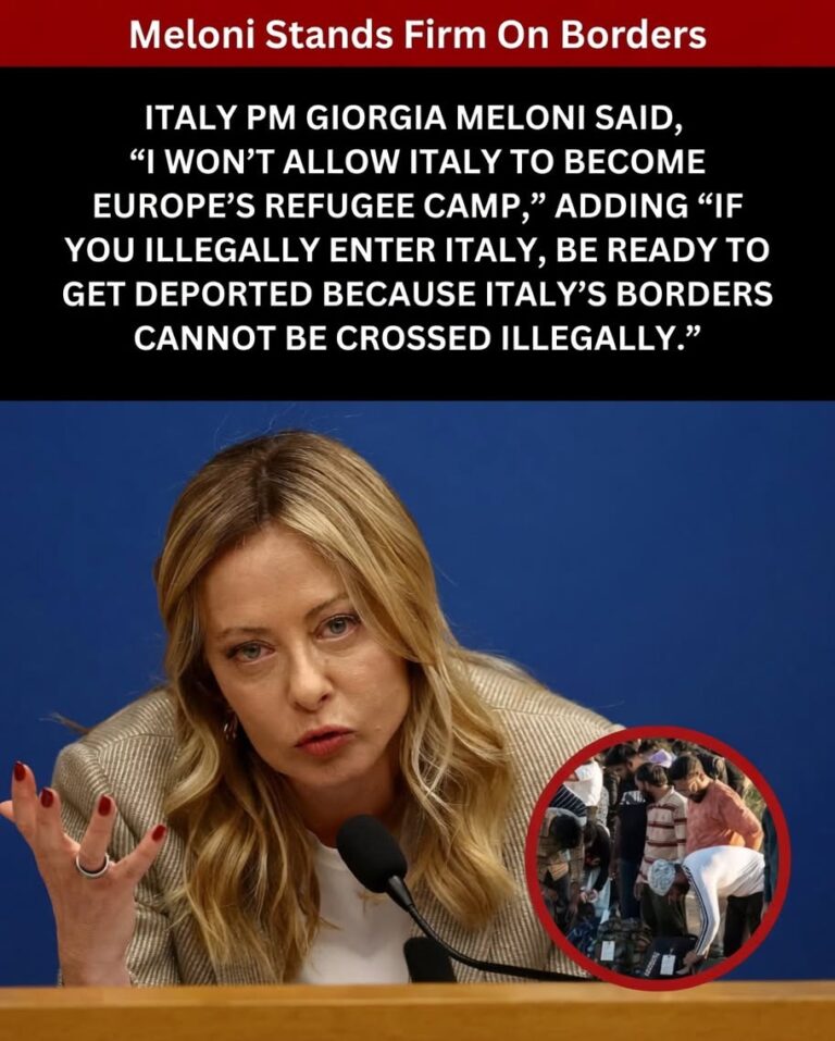 GIORGIA MELONI REAFFIRMS TOUGH IMMIGRATION STANCE AS EUROPE’S MIGRATION DEBATE CONTINUES