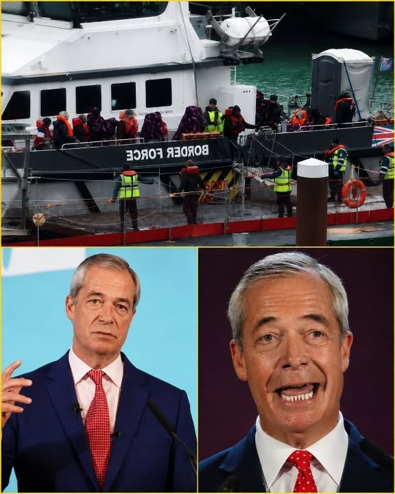 FARAGE DROPS A MIGRATION BOMBSHELL. The Reform UK leader says migrants arriving illegally should not be free to move into surrounding communities while their cases are processed.