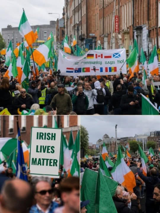 IRELAND FACES A MOMENT OF NATIONAL TENSION AS MASS PROTESTS AND POLITICAL PRESSURE TEST THE COUNTRY’S FUTURE