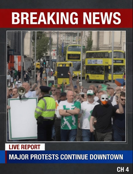 IRELAND IN TOTAL SHUTDOWN – 200,000 PEOPLE MARCH ON PARLIAMENT AS GOVERNMENT COLLAPSE FEARS GROW