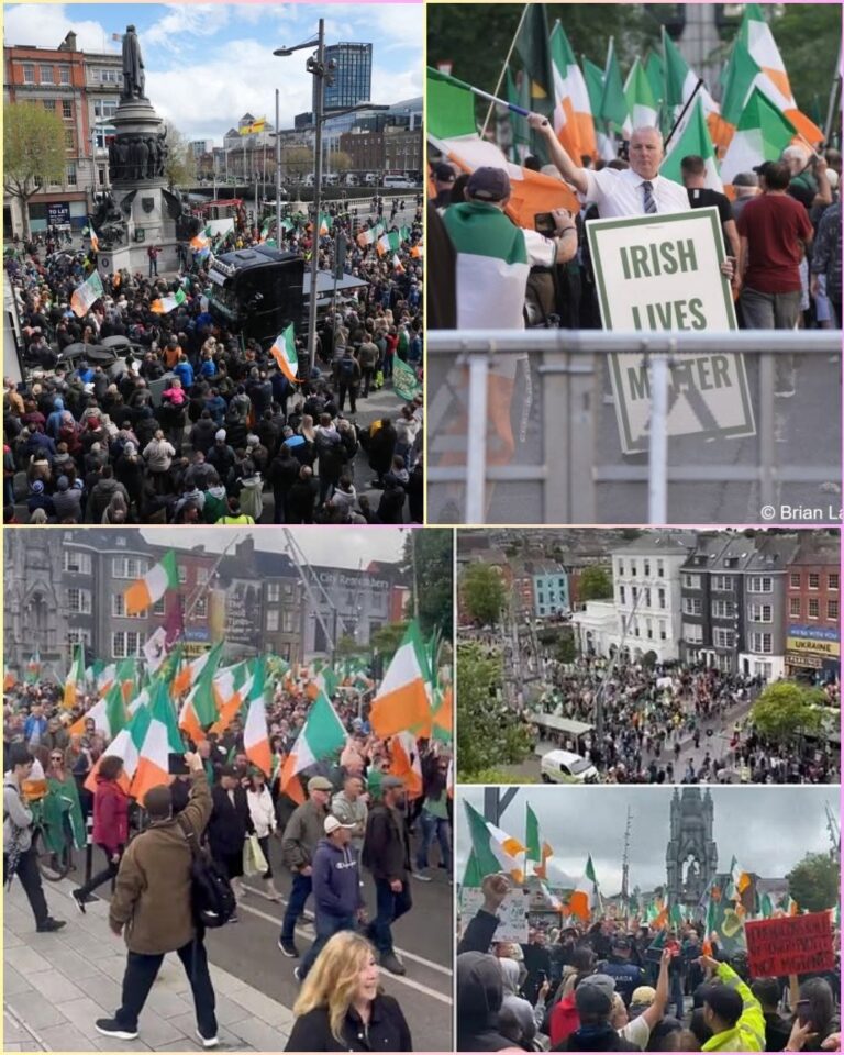 IRELAND IN TOTAL SHUTDOWN – 200,000 PEOPLE MARCH ON PARLIAMENT AS GOVERNMENT COLLAPSE FEARS GROW  Ireland is entering one of the most intense moments in its modern history.