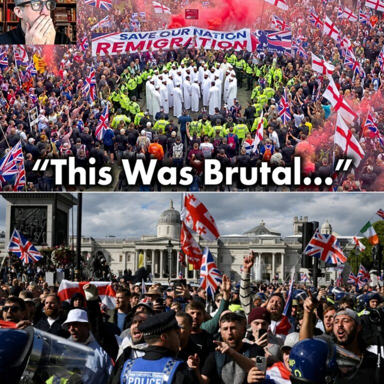 BRITISH PROTESTERS TAKE TO THE STREETS AS DEBATE OVER IMMIGRATION AND DEMOGRAPHIC CHANGE INTENSIFIES -cici