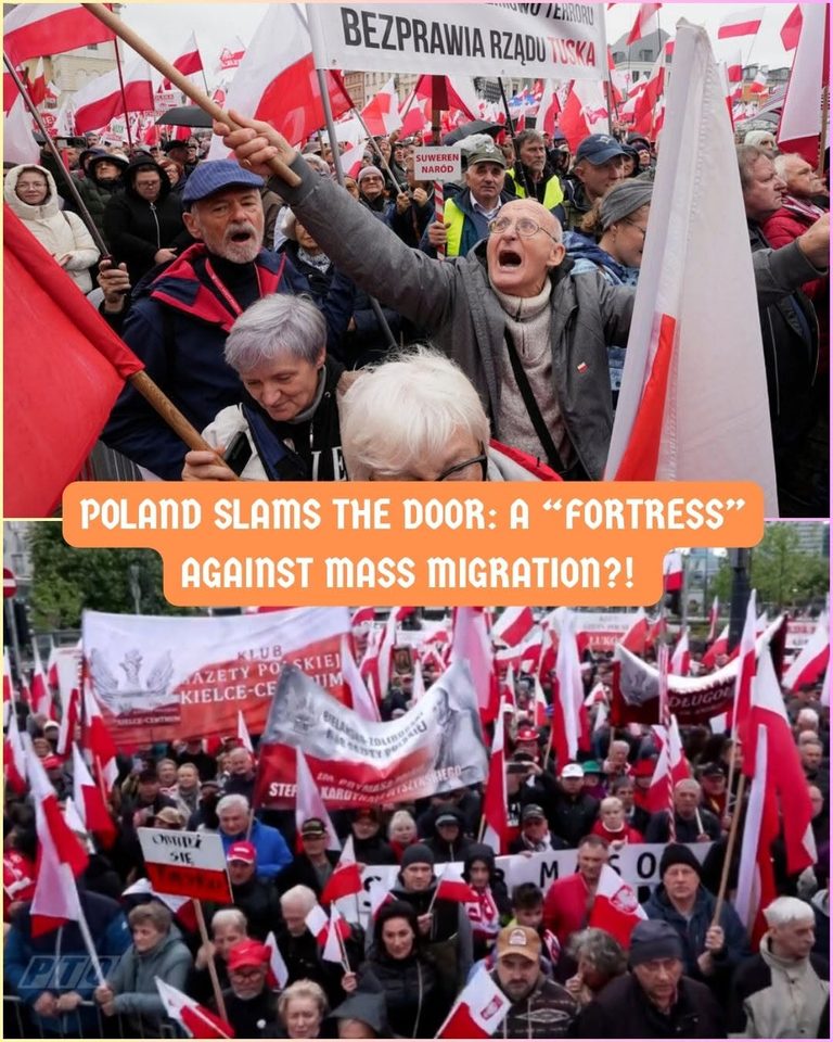 POLAND’S BRUTAL REJECTION: THE “FORTRESS” SLAMS THE GATE ON MASS MIGRATION AS EUROPE WATCHES IN SHOCK! Poland has officially authorized a total border shutdown and the immediate rejection of a massive influx of Muslim migrants to safeguard its national security and cultural heritage. This uncompromising defensive maneuver has unmasked a high-stakes geopolitical confrontation that is currently shattering international norms and triggering a global firestorm of controversy over the nation’s defiant survival tactics.