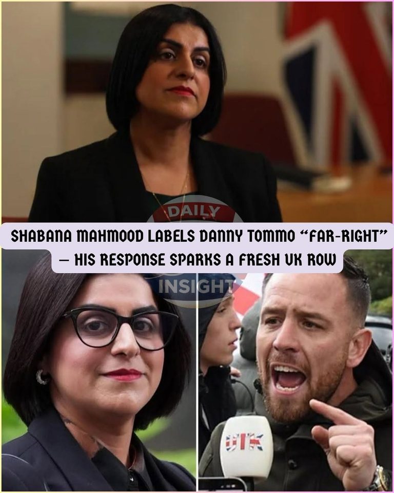 Home Secretary Shabana Mahmood Threatens To Unleash “Full Force Of The Law” On Danny Tommo