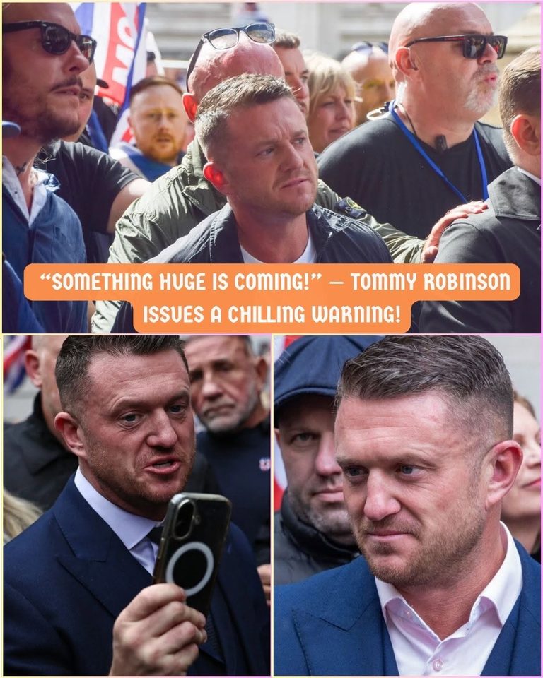 “SOMETHING HUGE IS COMING!” TOMMY ROBINSON DROPS AN OMINOUS WARNING THAT WILL COMPLETELY ALTER THE FUTURE OF BRITAIN!  THE ENTIRE NATION IS IN TOTAL PANIC