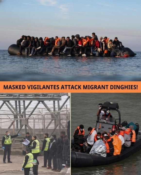 MASKED VIGILANTES IN THE ENGLISH CHANNEL SPARK NATIONAL OUTRAGE AS BORDER TENSIONS REACH NEW HEIGHTS