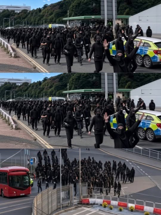 DOVER THROWN INTO CHAOS — BALACLAVA-CLAD PROTESTERS BLOCK FERRY PORT