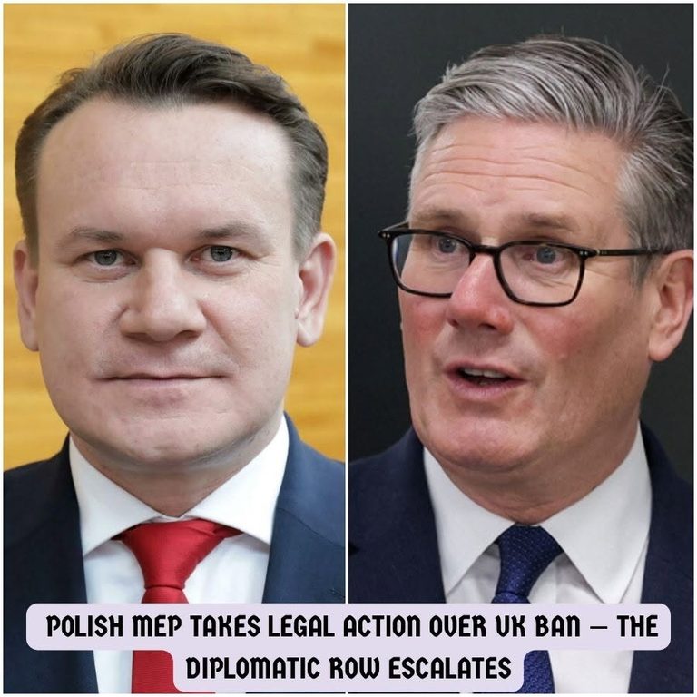 A DIPLOMATIC NIGHTMARE EXPLODES! POLISH MEP DOMINIK TARCZYŃSKI IS SUING PM KEIR STARMER OVER A SHOCKING UK BAN!  INTERNET IN UTTER CHAOS