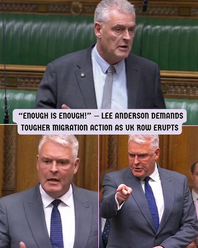 “Enough is enough.” Lee Anderson has called for a major crackdown on migrant housing and deportation policies, warning that many British towns are reaching breaking point. His explosive speech has reignited fierce debate over immigration, public safety, and the future of local communities.
