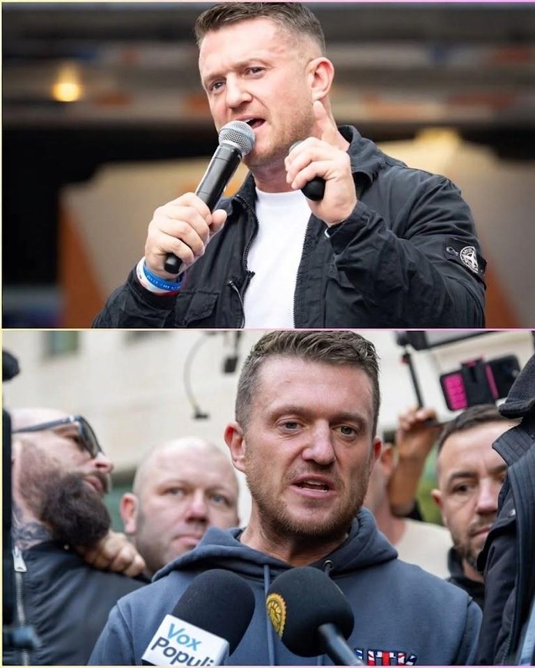 A tense and fiery confrontation took place yesterday between political activist Tommy Robinson and an ITV News reporter during a local demonstration.