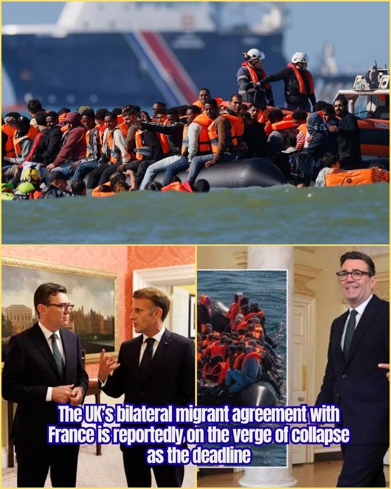 The UK’s bilateral migrant agreement with France is reportedly on the verge of collapse as the deadline for renewal approaches at the end of the month, delivering a significant diplomatic challenge to Prime Minister Andy Burnham’s government.