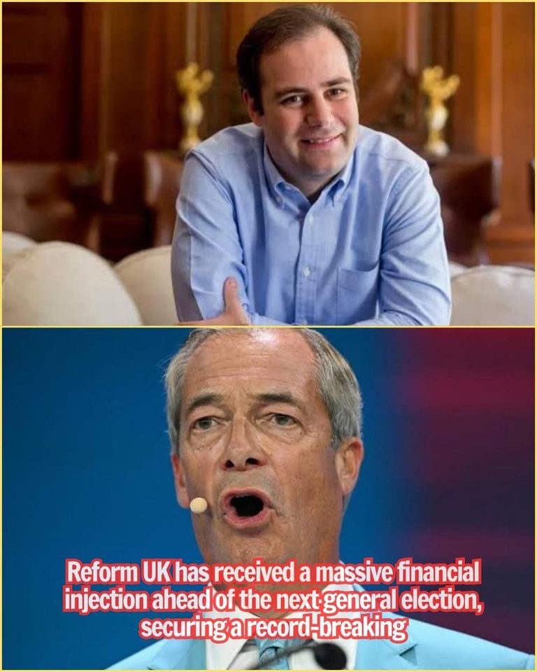 Reform UK has received a massive financial injection ahead of the next general election, securing a record-breaking £36 million donation from cryptocurrency billionaire Ben Delo.