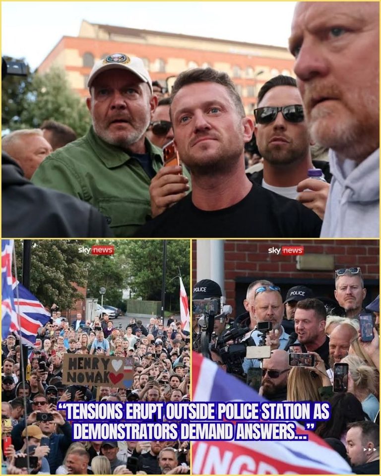 “TENSIONS ERUPT OUTSIDE POLICE STATION AS DEMONSTRATORS DEMAND ANSWERS…” Political activist Tommy Robinson has joined hundreds of people at a protest outside Southampton Central Police Station held against the officers who arrested murder victim Henry Nowak. Crowds which blocked the street chanted the last words of Mr Nowak “I can’t breathe” directed at the dozens of officers guarding the demonstration. Protesters waved flags and held placards with one saying “Henry Nowak, We want justice”, another stated “Save our kids” and another “Safety is a right not a privilege”. Home Secretary Shabana Mahmood has said a “dangerous undercurrent” in the wake of the killing of Henry Nowak has seen death threats towards police, as she said officers have a “sacred duty” to carry out.