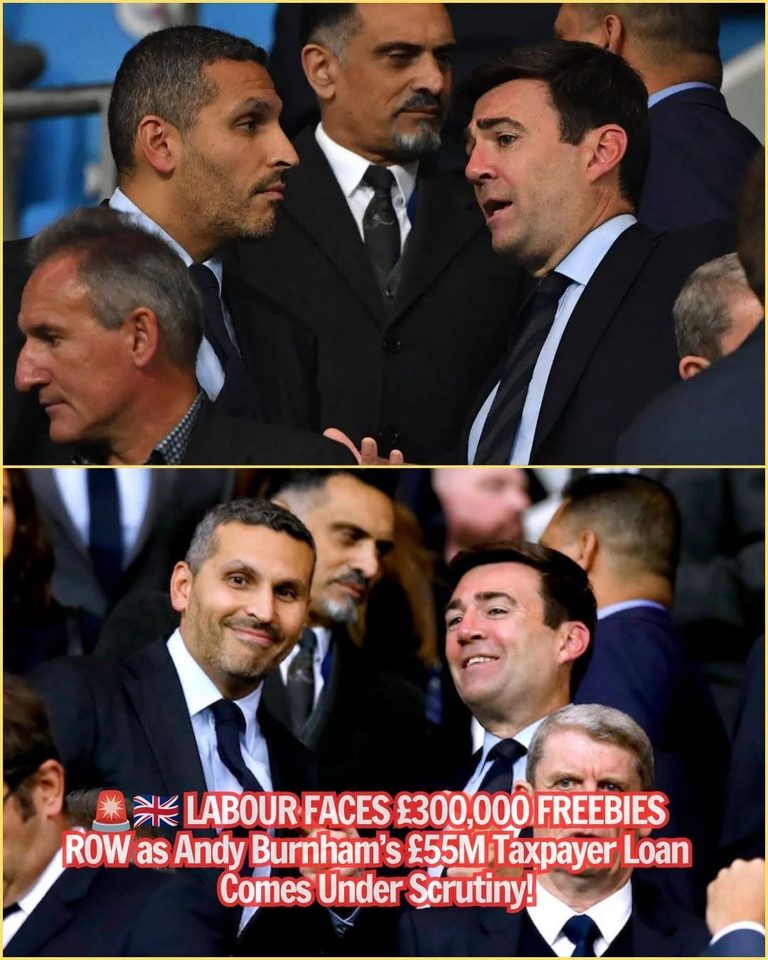 🚨🇬🇧 LABOUR FACES £300,000 FREEBIES ROW as Andy Burnham’s £55M Taxpayer Loan Comes Under Scrutiny!