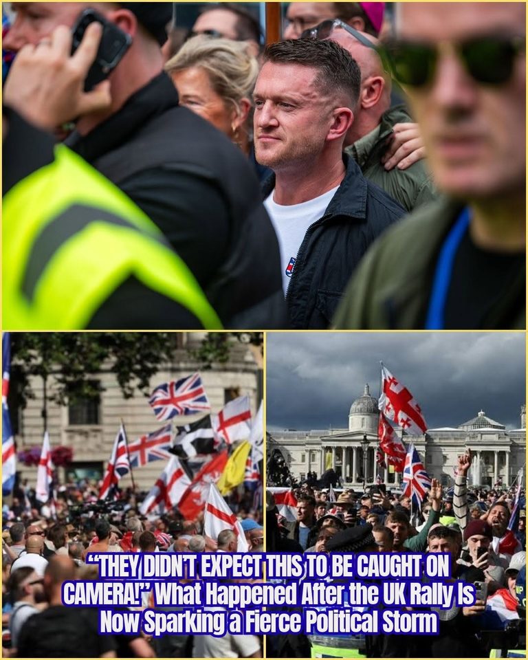 “THEY DIDN’T EXPECT THIS TO BE CAUGHT ON CAMERA!”  What Happened After the UK Rally Is Now Sparking a Fierce Political Storm – Trends Celebrity 24h