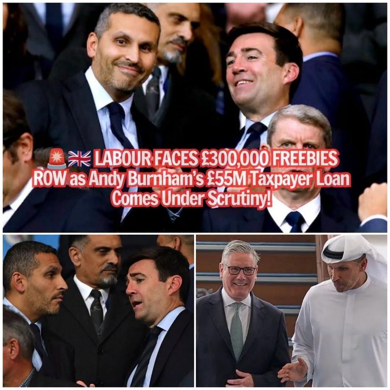 LABOUR FACES £300,000 FREEBIES ROW as Andy Burnham’s £55M Taxpayer Loan Comes Under Scrutiny!