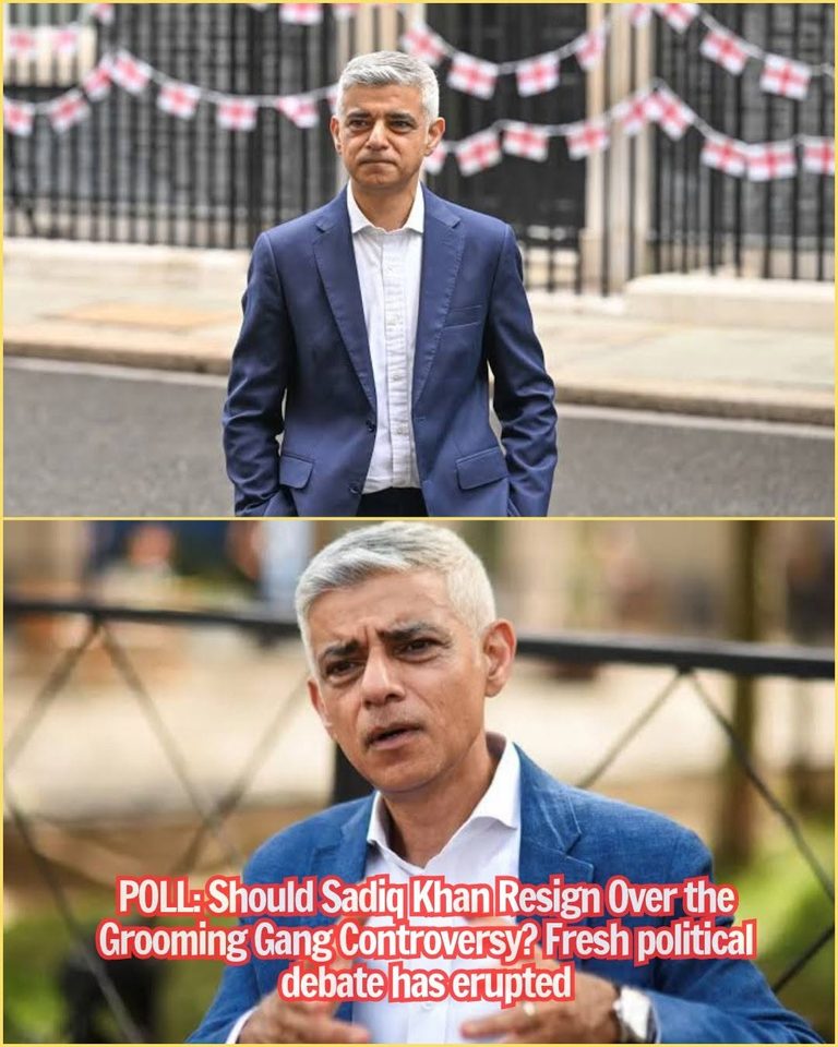 POLL: Should Sadiq Khan Resign Over the Grooming Gang Controversy? Fresh political debate has erupted after renewed scrutiny surrounding the grooming gang issue, with some critics calling for Sadiq Khan to step down while others reject those demands. What do you think? 