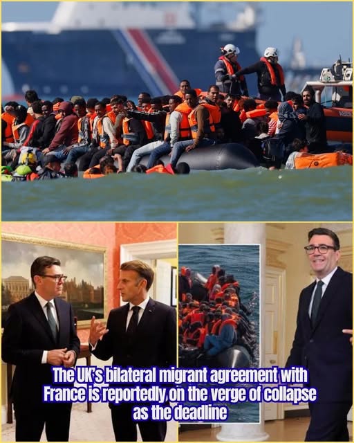 The UK’s bilateral migrant agreement with France is reportedly on the verge of collapse as the deadline for renewal approaches at the end of the month, delivering a significant diplomatic challenge to Prime Minister Andy Burnham’s government.
