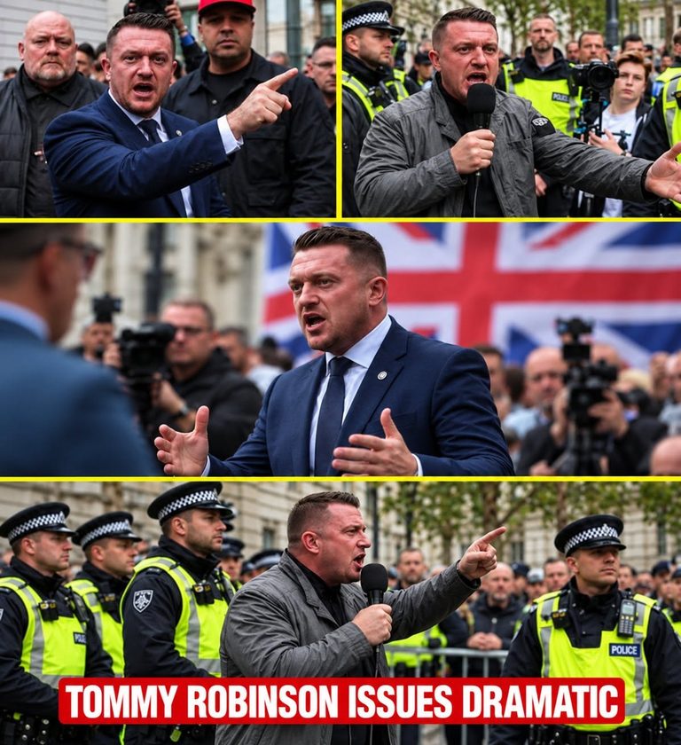 “EVERYTHING IS ABOUT TO BE TURNED UPSIDE DOWN!” — TOMMY ROBINSON, A MYSTERIOUS WARNING, AND THE QUESTIONS THAT COULD SIGNAL A NEW CHAPTER IN BRITISH POLITICS